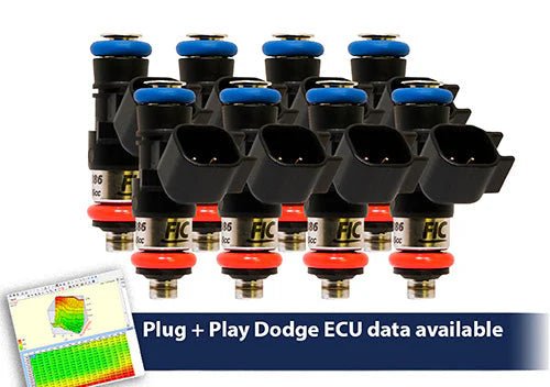 1000cc (100 lbs/hr at OE 58 PSI fuel pressure) FIC Fuel Injector Clinic Injector Set for Dodge Hemi Gen 1 - 4 Whipple Supercharger(High - Z) (is153 - 1000h - sc) - YellowHammer Racingis153 - 1000h - sc