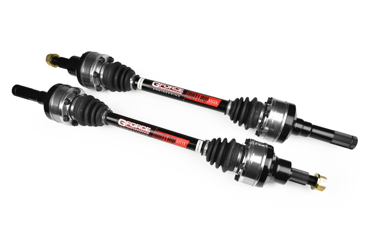 15 - 23 S550 & 24+ S650 Mustang Outlaw Axles w/Exotic Alloy Outer Stubs - GForce PerformanceFOR10109A