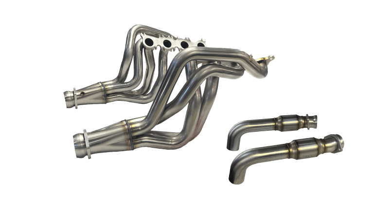 2" Stainless Headers & H.O. GREEN Cat. Conn. Kit. 2015 - 2024 Mustang GT/D.H. - YellowHammer Racing1151H642
