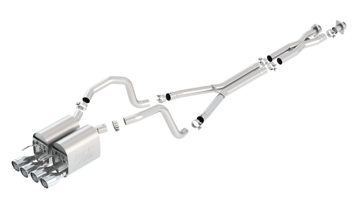 2005 - 2008 Chevrolet Corvette Base Cat - Back Exhaust System ATAK Part # 140453 - Borla Exhaust140453