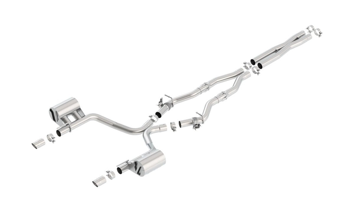 2015 - 2023 Dodge Charger SRT Hellcat Cat - Back Exhaust System ATAK Part # 140667 - Borla Exhaust140667