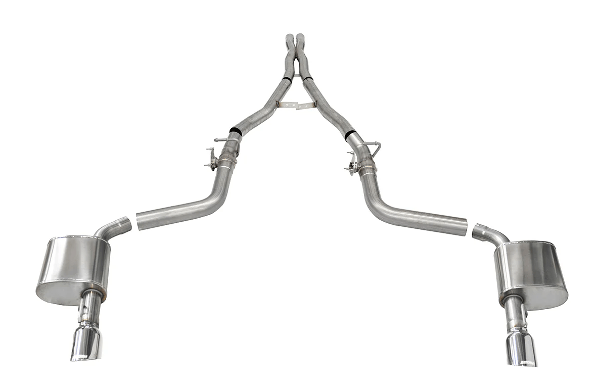 2015 - 2024 Dodge Charger Corsa Exhaust | 2.75 in Cat - Back Single 4.5 in Tips | 6.4L 6.2L (21072) - Corsa Perfroamance21072
