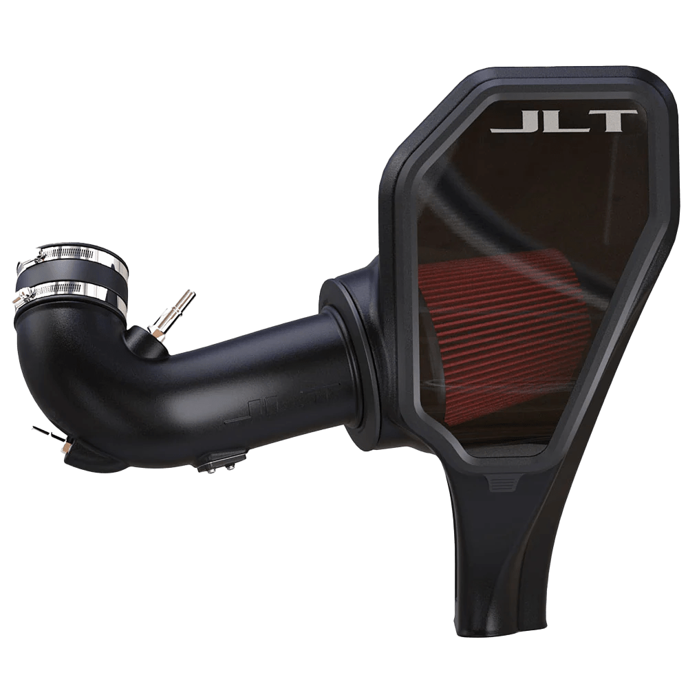 JLT 2018 - 2022 Ford Mustang GT 5.0L Cold Air Intake w/ Snap - In Lid - Red Filter - YellowHammer RacingCAI - 75 - 5147