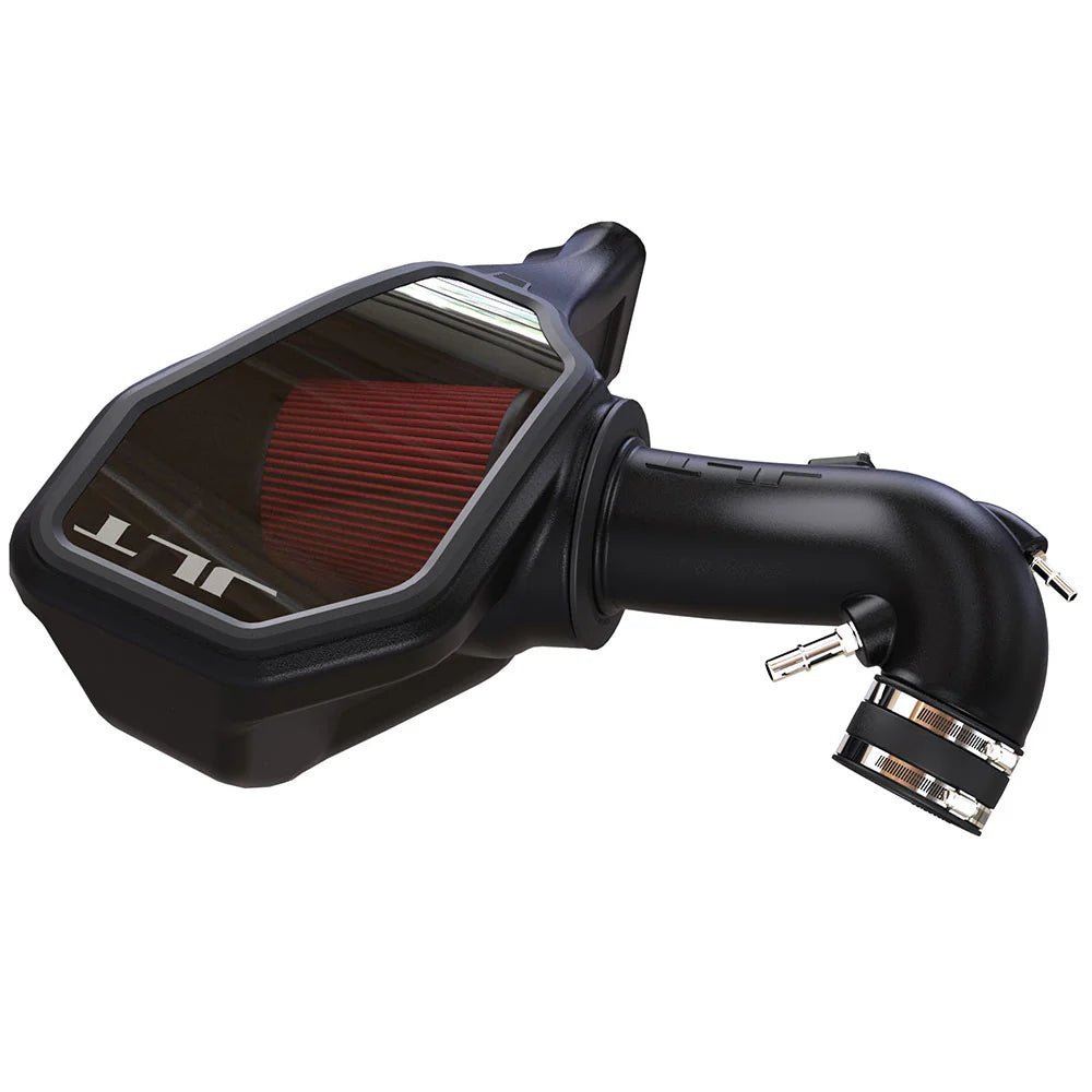 JLT 2018 - 2022 Ford Mustang GT 5.0L Cold Air Intake w/ Snap - In Lid - Red Filter - YellowHammer RacingCAI - 75 - 5147