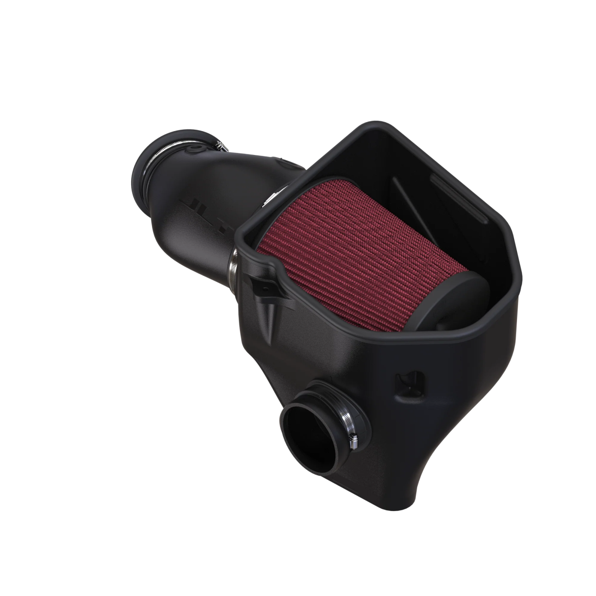 JLT Dodge 17 - 20 Charger Hellcat / 17 - 18 Challenger Hellcat Cold Air Intake w/ Snap - In Lid Red Filter - YellowHammer RacingCAI - 75 - 5196