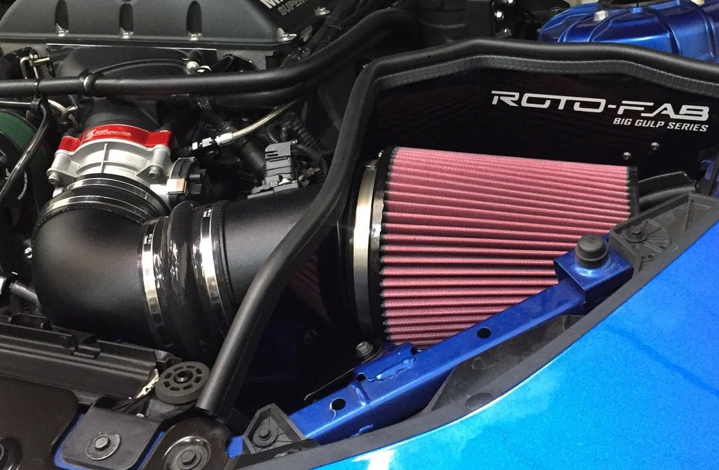 Roto - fab 2016 - 2024 Camaro SS LT4 And Whipple Big Gulp Series Air Intake System With Oil Filter - Roto - Fab1016 - 1077
