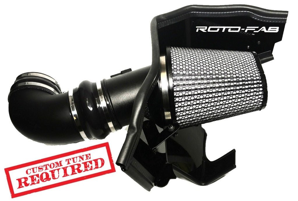 Roto - fab 2016 - 2024 Camaro SS Whipple S/C Air Intake System With Dry Filter - Roto - Fab1016 - 1071