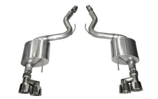 Sport / 3.0 in Axle - Back 4.0 in Twin Tips | 2015 - 2017 Mustang GT 5.0L V8 Coupe (14334) - Corsa Perfroamance14334