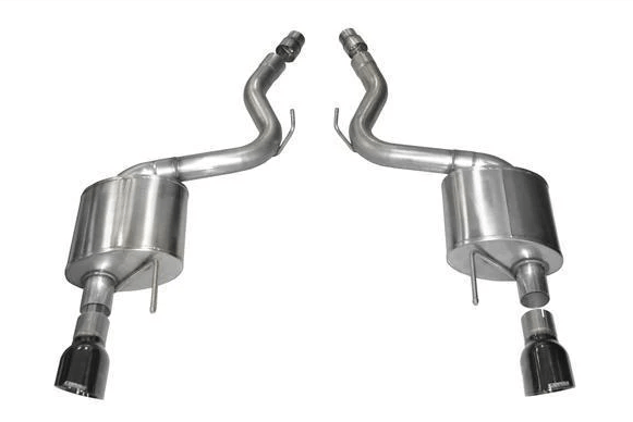 Sport, Touring / 3.0 in Axle - Back 4.5 in Single Tips | 2015 - 2017 Mustang GT 5.0L V8 Coupe (14326, 14329) - Corsa Perfroamance14326
