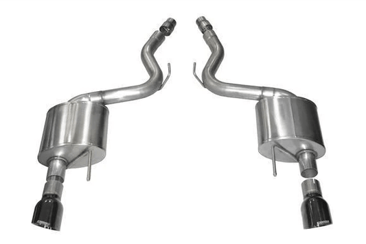 Sport, Touring / 3.0 in Axle - Back 4.5 in Single Tips | 2015 - 2017 Mustang GT 5.0L V8 Coupe (14326, 14329) - Corsa Perfroamance14326