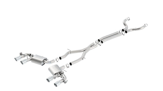 2017 - 2024 Chevrolet Camaro ZL1 Cat - Back Exhaust System ATAK Part # 140727 - Borla Exhaust140727