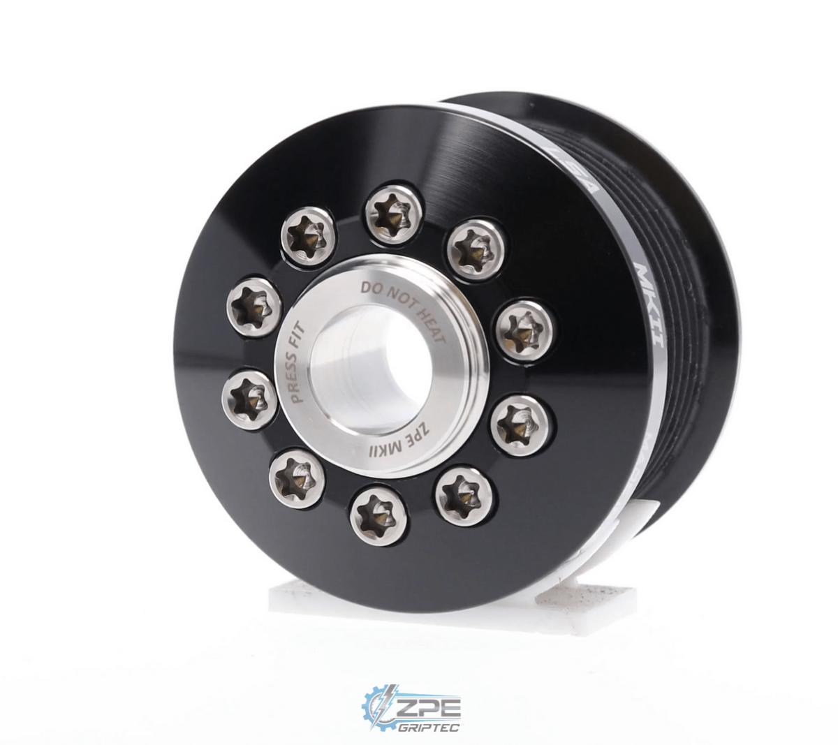 2.45" 8 Rib ZPE GripTec® 2pc MKII LSA L2V Black Pulley & Hub Kit - YellowHammer RacingZZ245BV2K8 MSRP: $228.90