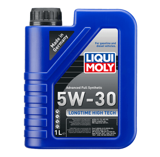 LIQUI MOLY Longtime High Tech 5W-30 Full Synthetic Motor Oil - 5 Liter - Liqui Moly2039