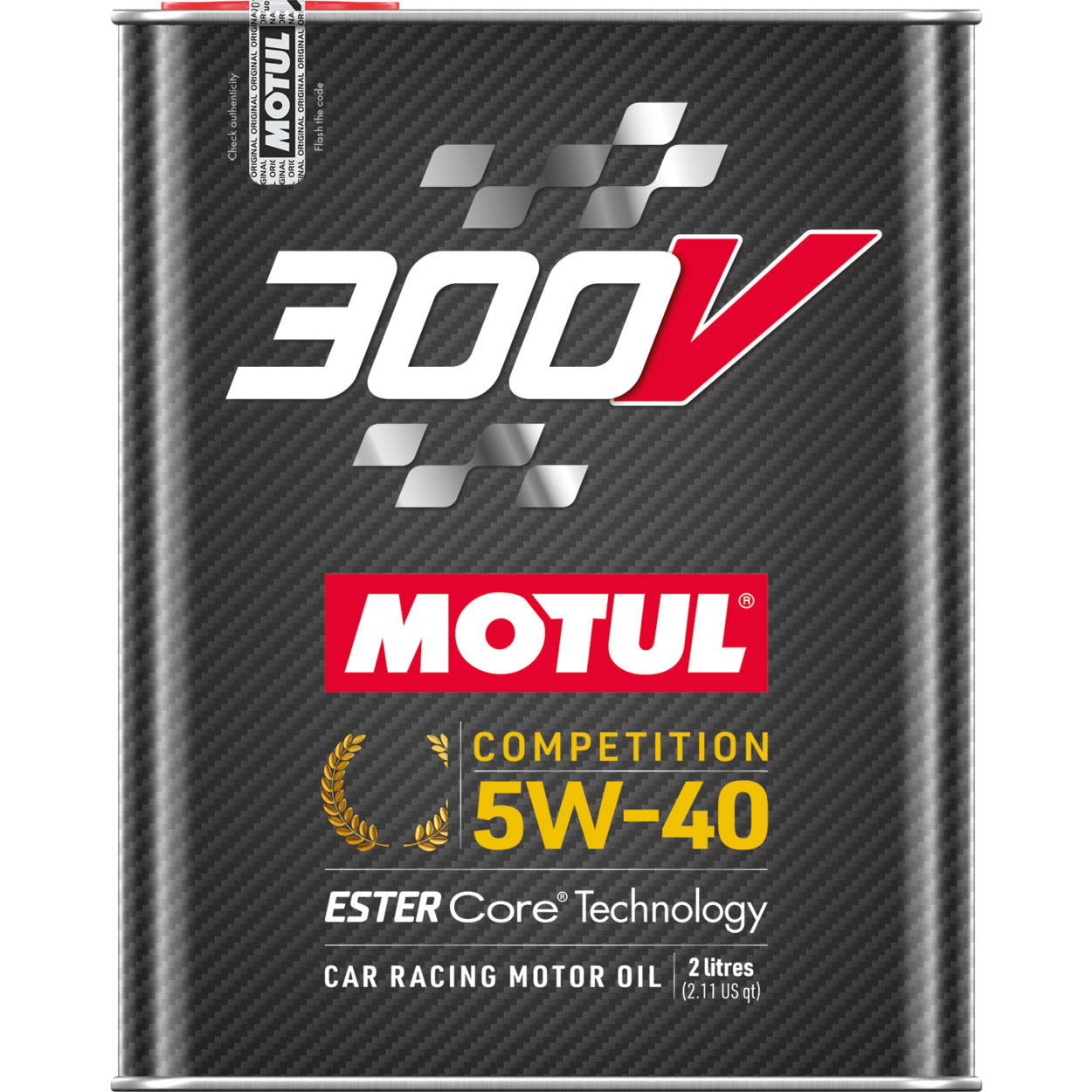 Motul 300V Competition 5W-40 Racing Synthetic Motor Oil - 2 Liter