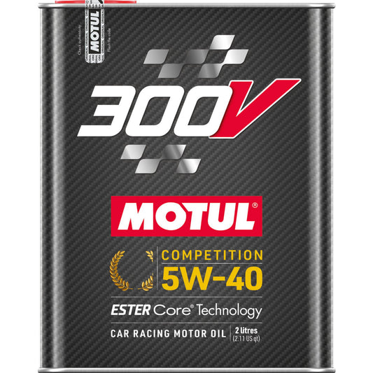 Motul 300V Competition 5W-40 Racing Synthetic Motor Oil - 2 Liter