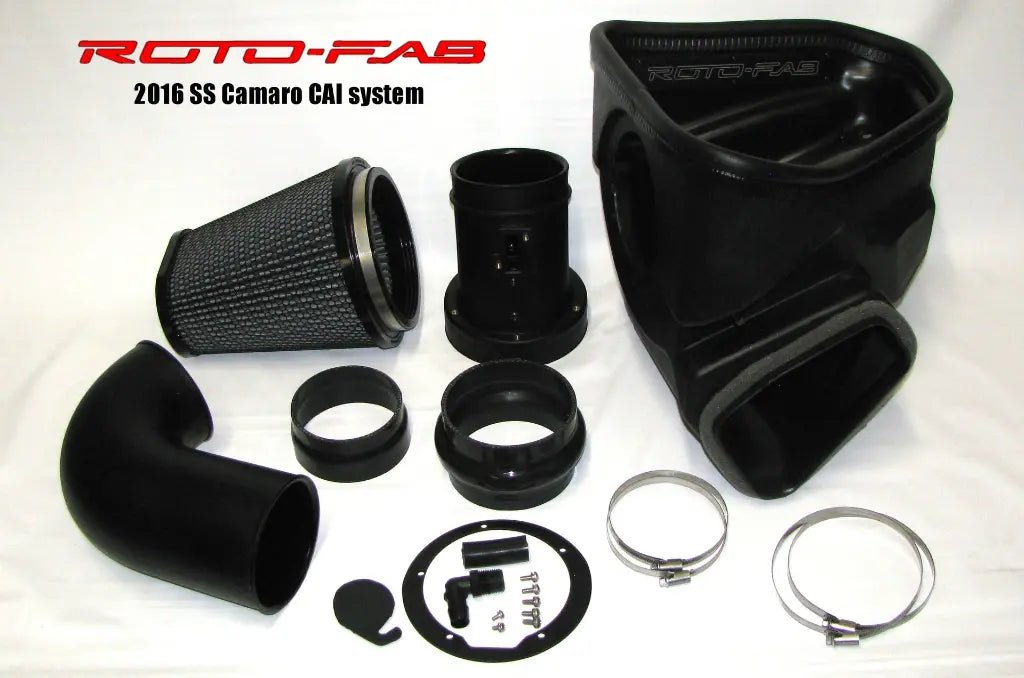 Roto - fab 2016 - 2024 Camaro SS Dry Filter Air Intake System - Sound Tube Delete - Roto - Fab1016 - 1051