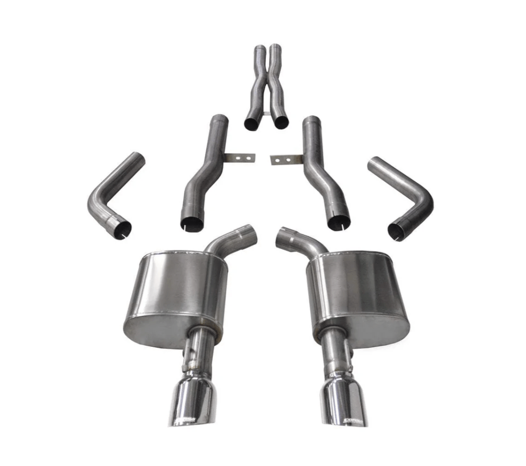 Xtreme / 2.75 in Cat - Back Single 4.5 in Tips | 2015 - 23 Charger 6.4L 6.2L (14996) - Corsa Perfroamance14996